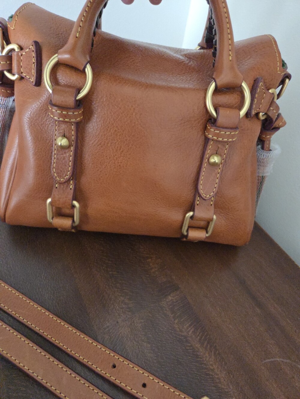 Dooney & Bourke Florentine Micro Satchel Color: Natural - Picture 2 of 11